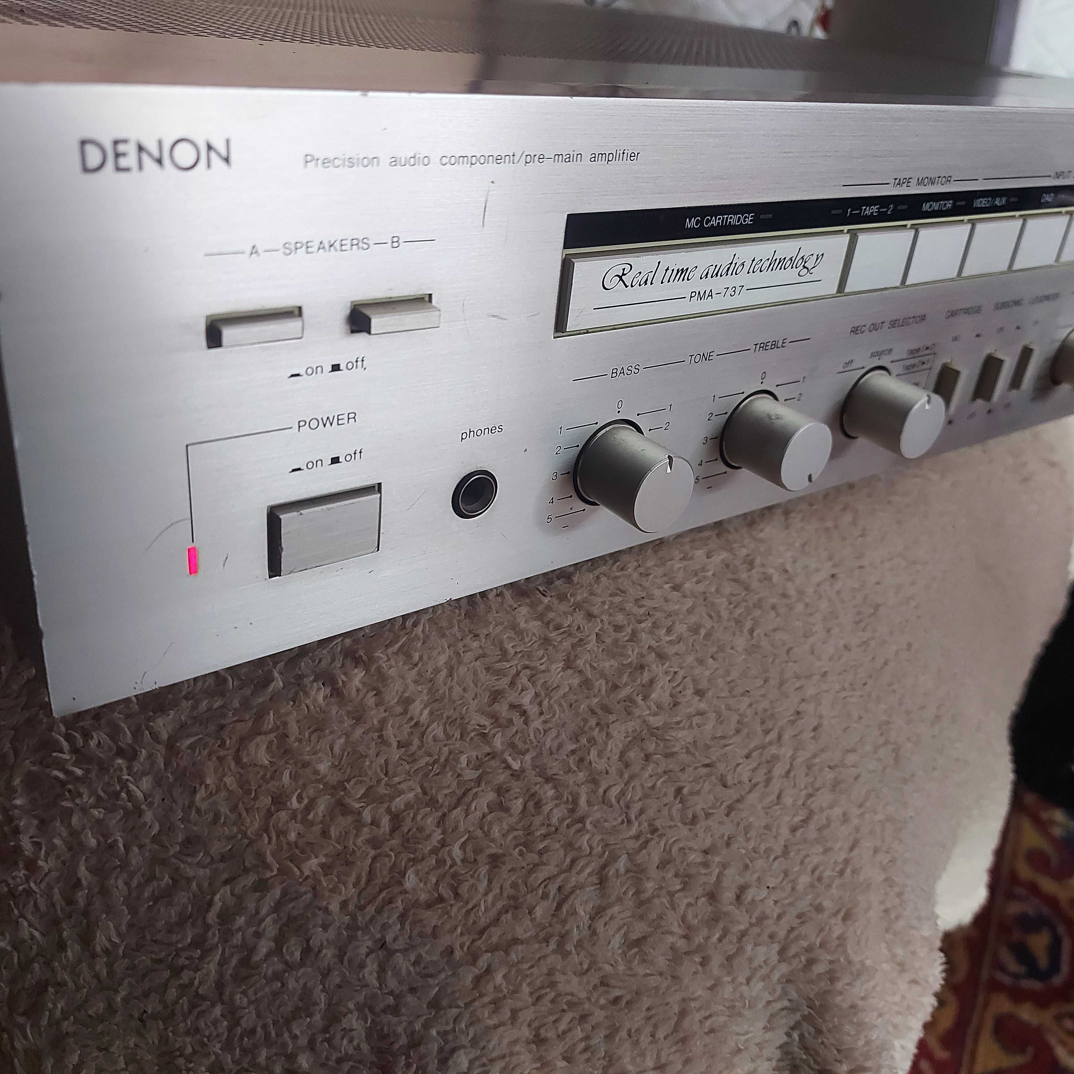 Denon PMA-737 Pre-Main Amplifier, rar in aceasta culoare