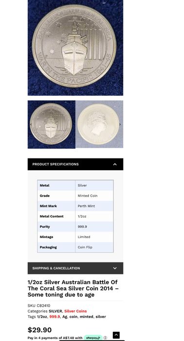 Moneda argint 2014, 999.