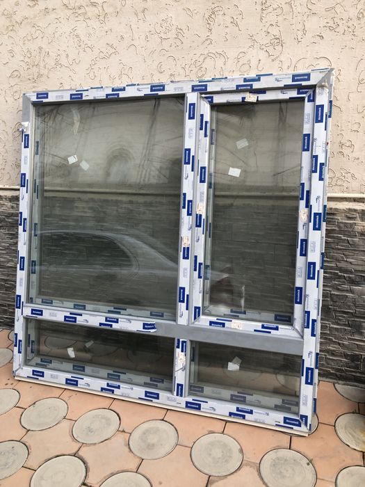 Окна пластиковые, 1.7х1.7, 2 шт, новые