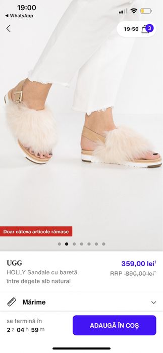 UGG HOLLY originali marimea 38 noi