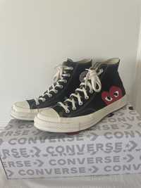 Vând Converse CDG Negrii Marimea 46,5 fit 46