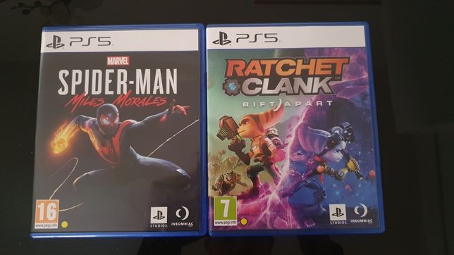 Jocuri PS5 Ratchet Clank și Spider-Man Miles Morales