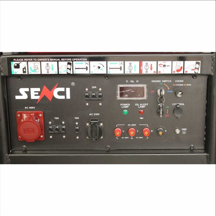 Generator SENCI SC18000TE-EVO-ATS max. 17 kW TRIFAZAT 400V AVR benzina