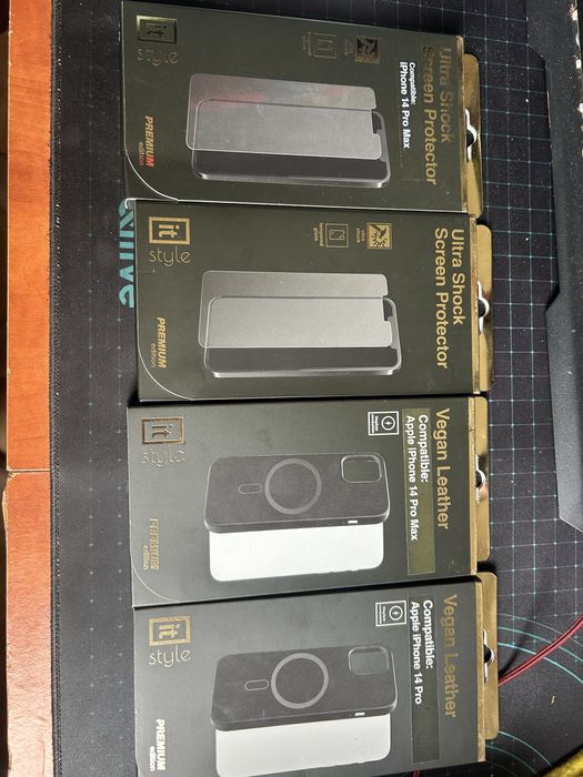 vand folie de sticla + husa iph 14 pro max