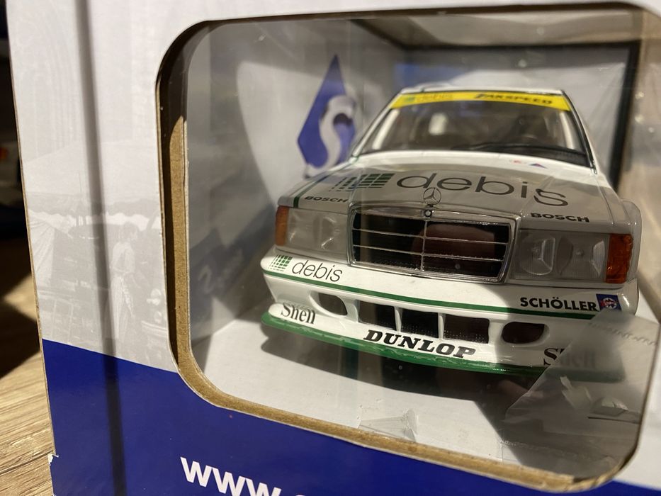 MERCEDES-BENZ 190E EVO II DTM 1990 machetă auto scara 1:18 SOLIDO