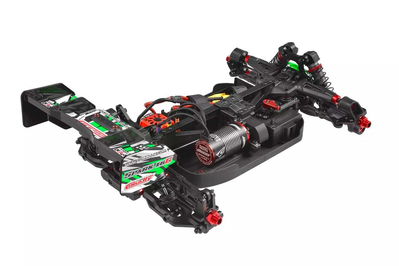 Team Corally – SPARK XB-6 1:8, brushless, 110км\ч, Зелено