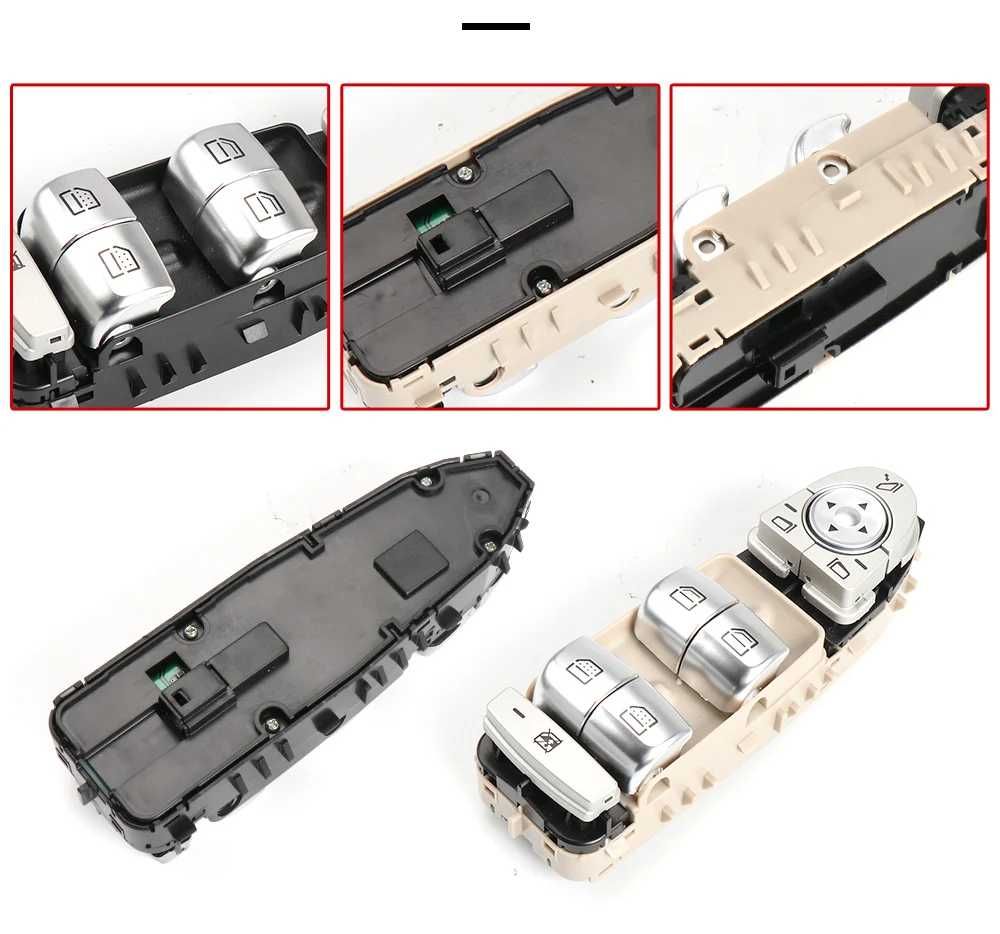 Panou Comandă Geamuri Electrice Sofer Mercedes Benz W205 W222 W213