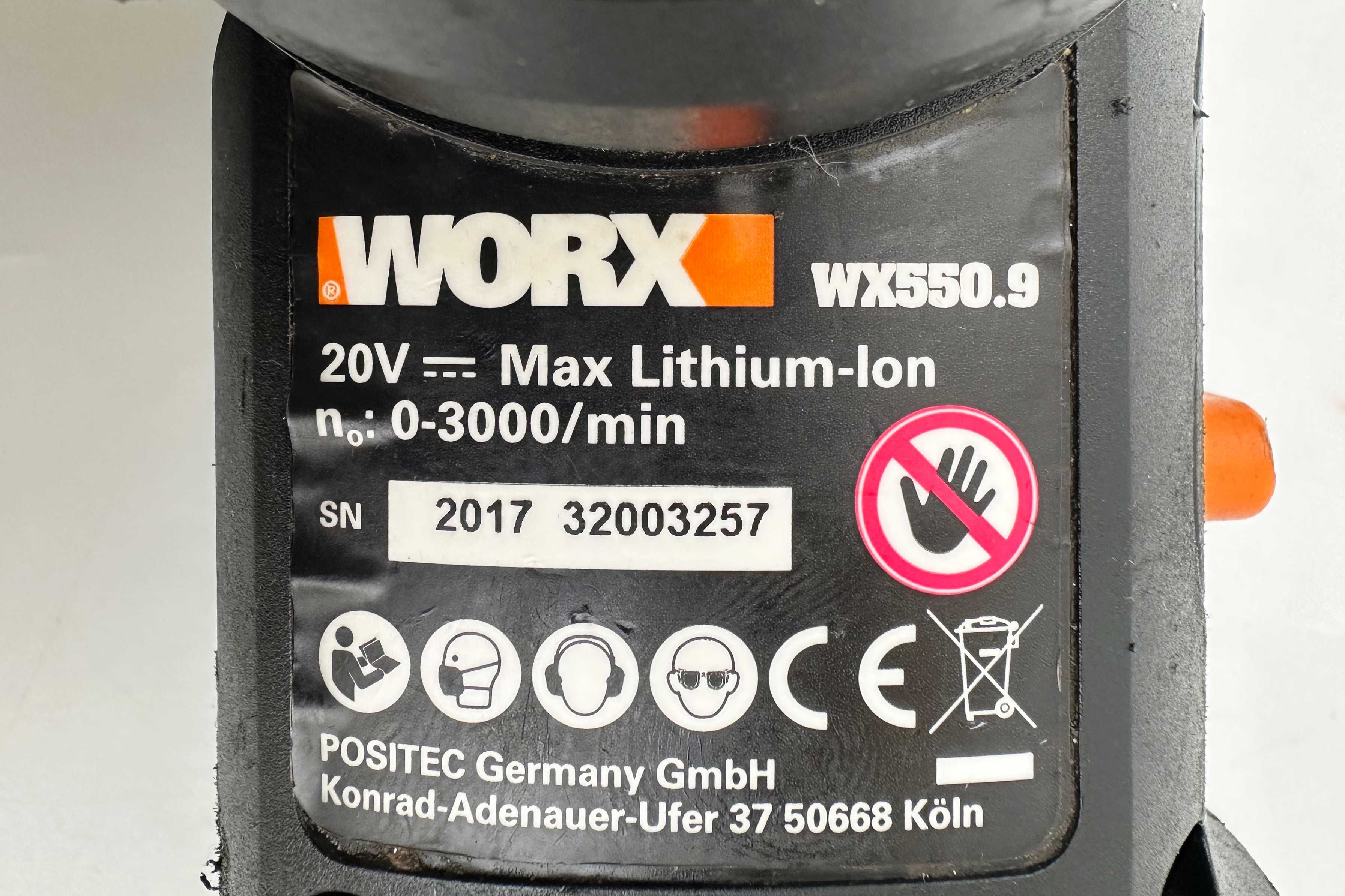 WORX WX550.9 - Акумулаторен прободен-саблен трион 2в1