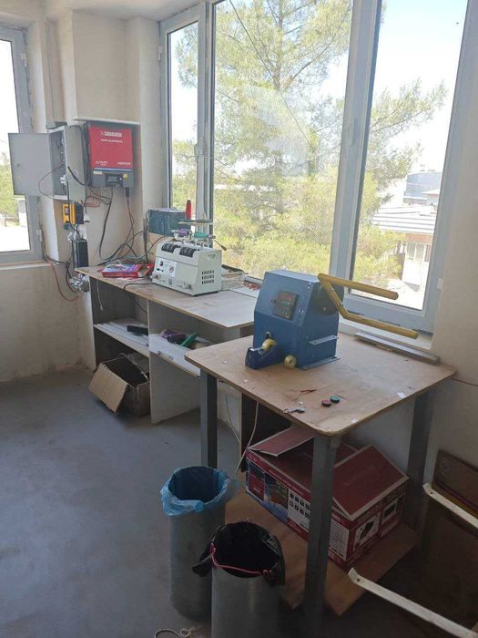 комплекс оборудования для производства шнуров и вязания.