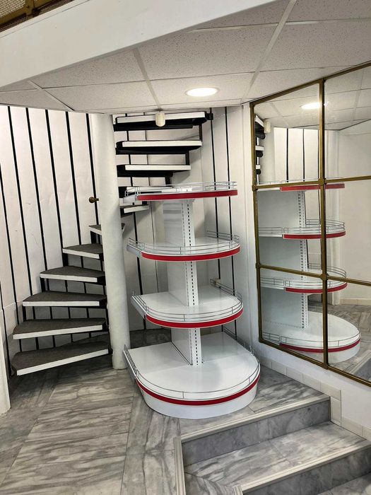 Метални стелажи за книжарница/НОВИ/