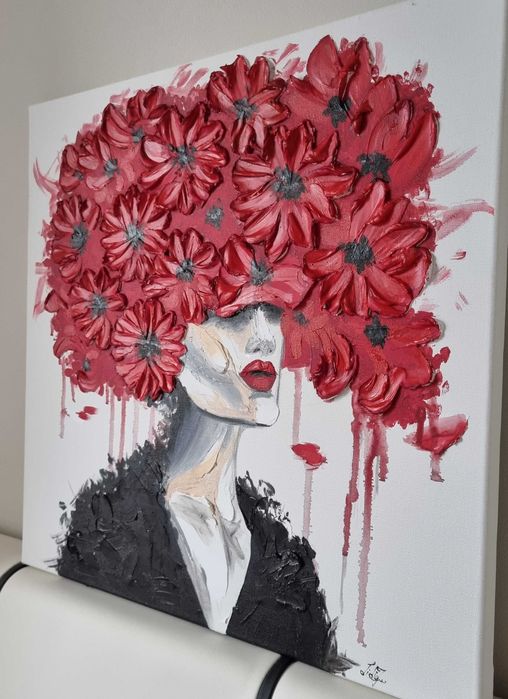 Tablou pictat 3d / pictura pe panza