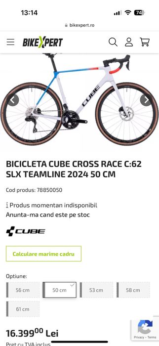 Cube Cross Race Cyclocros Carbon 2x12 2024