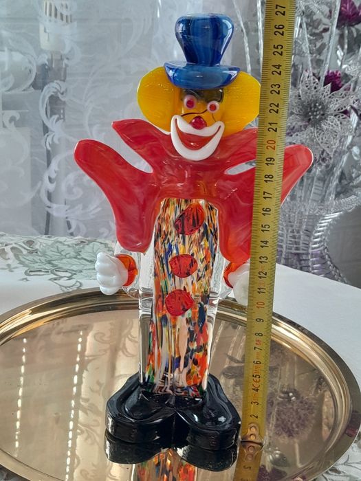 Клоун муранено стъкло