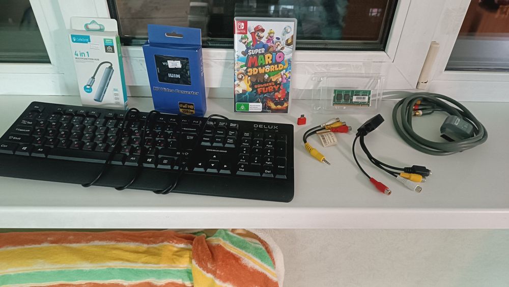 Переходники и игра на Nintendo switch