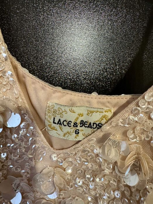 Официална дамска рокля Lace & Beads