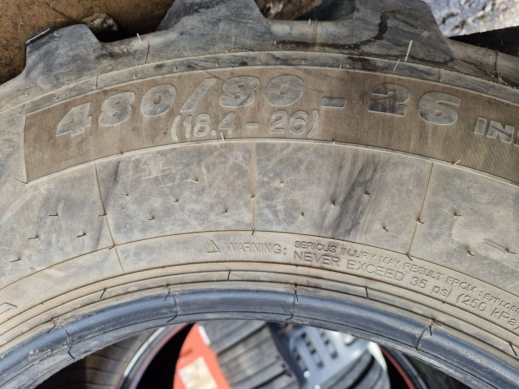 Anvelope BULDO 18.4-26 (480/80-26) marca Michelin