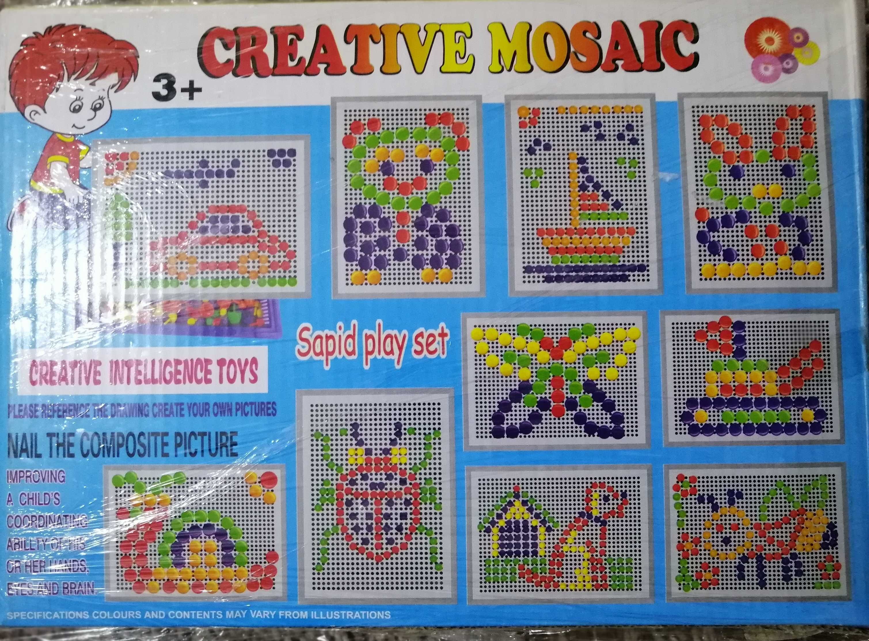 Mozaic creativ pentru copii >3 ani