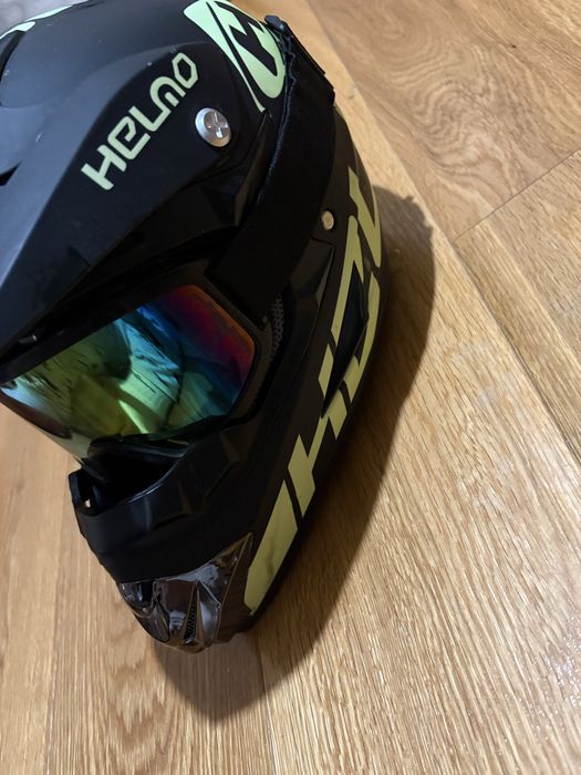 Casca enduro marimea m+ochelari