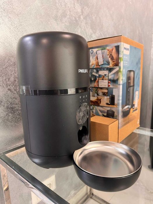 Hranitor automat inteligent pentru animale Philips, camera HD, 4.5l