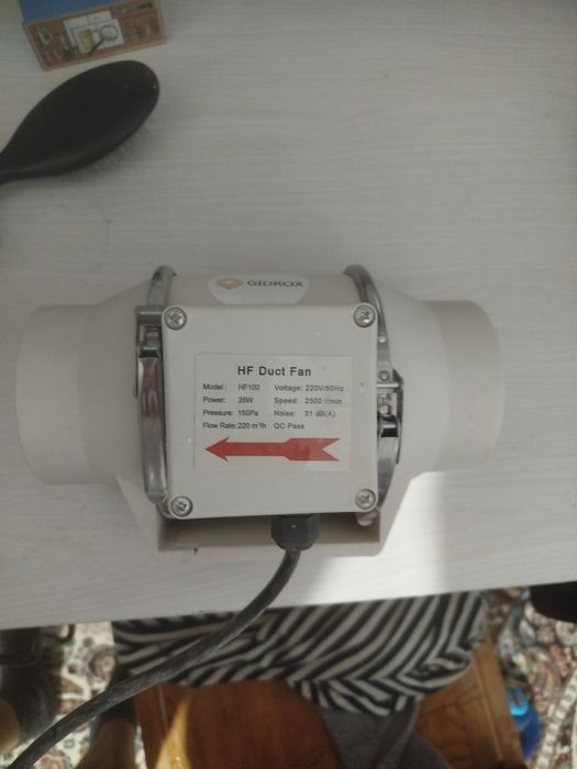 Абсолютно новый канальный вентилятор