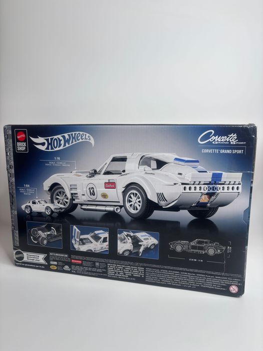 MATTEL Brickshop Hot Wheels Corvette Grand Sport ca LEGO - nou sigilat