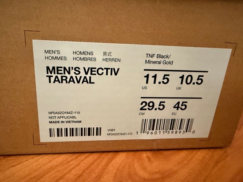 Мъжки маратонки M VECTIV TARAVAL - TNFBLK/MINRLGLD
 The North Face