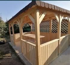 Foișoare terase pergole din lemn