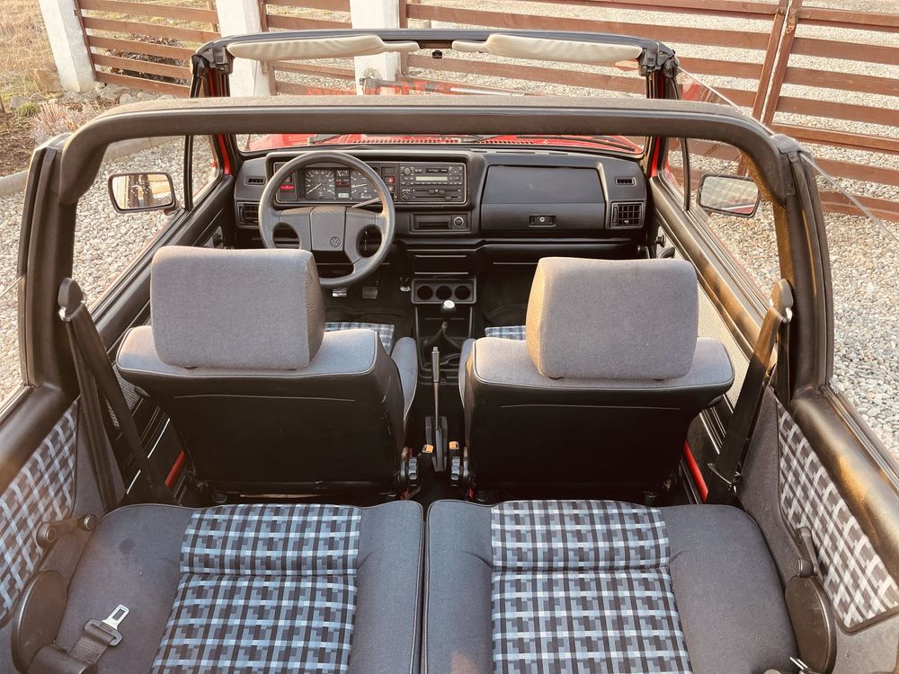 Vw Golf 1 / Mk1 Cabrio *1985* *Reconditionat* *1.8 Benzina 100Cp*