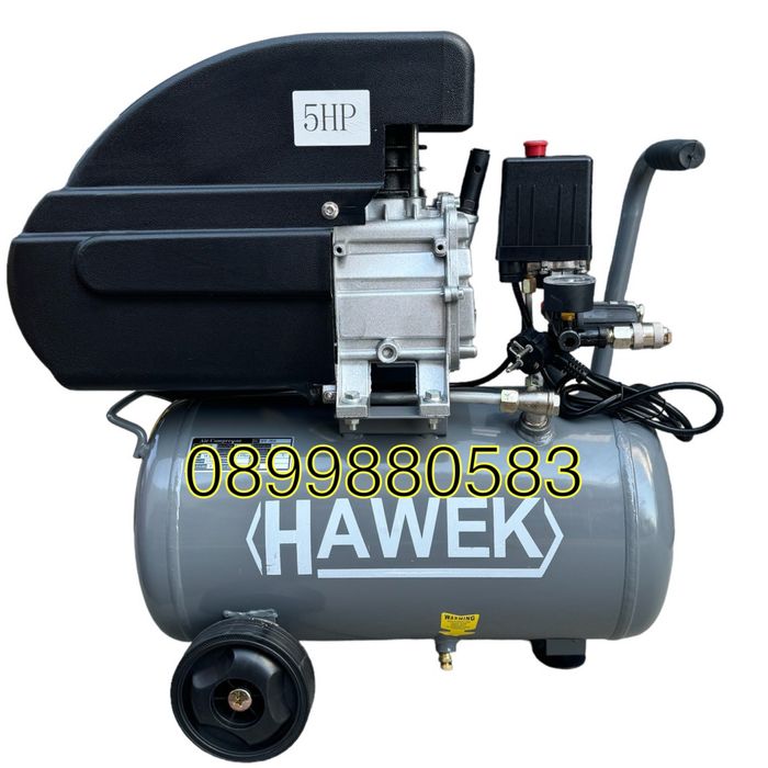 Бутален компресор за въздух 25 литра HAWEK
