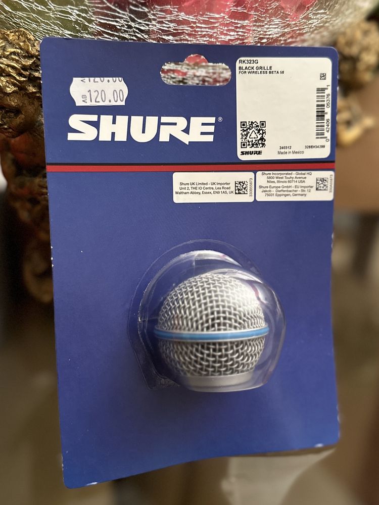 SHURE BETA 58 Grille/Решетка за микрофон ***ПОСЛЕДНА***
