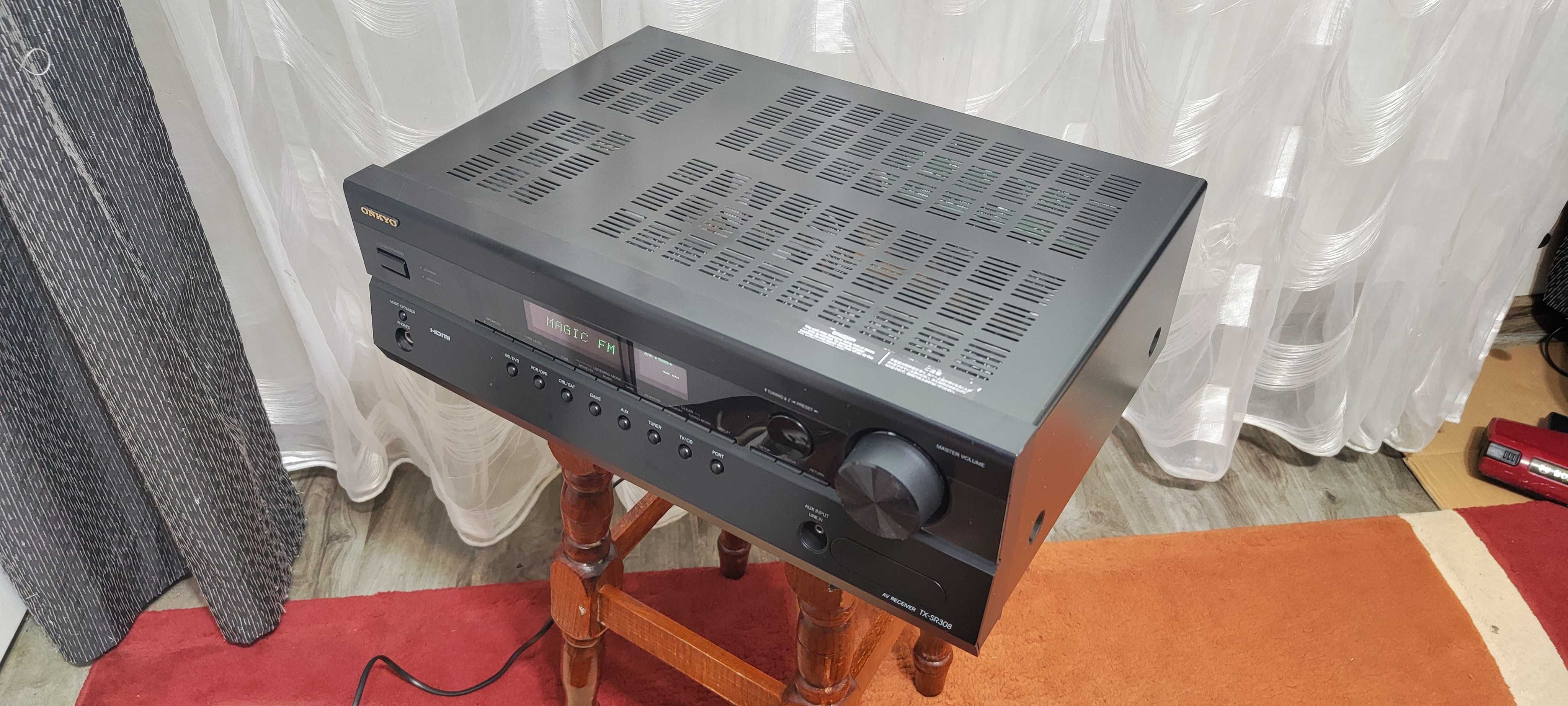 Amplificator Audio Onkyo TX-SR308 Statie Audio Amplituner Audio