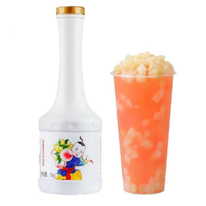 Концентрат сока (Сироп) Китайского Персика 1кг, Бабл ти, Джуз Боллы,