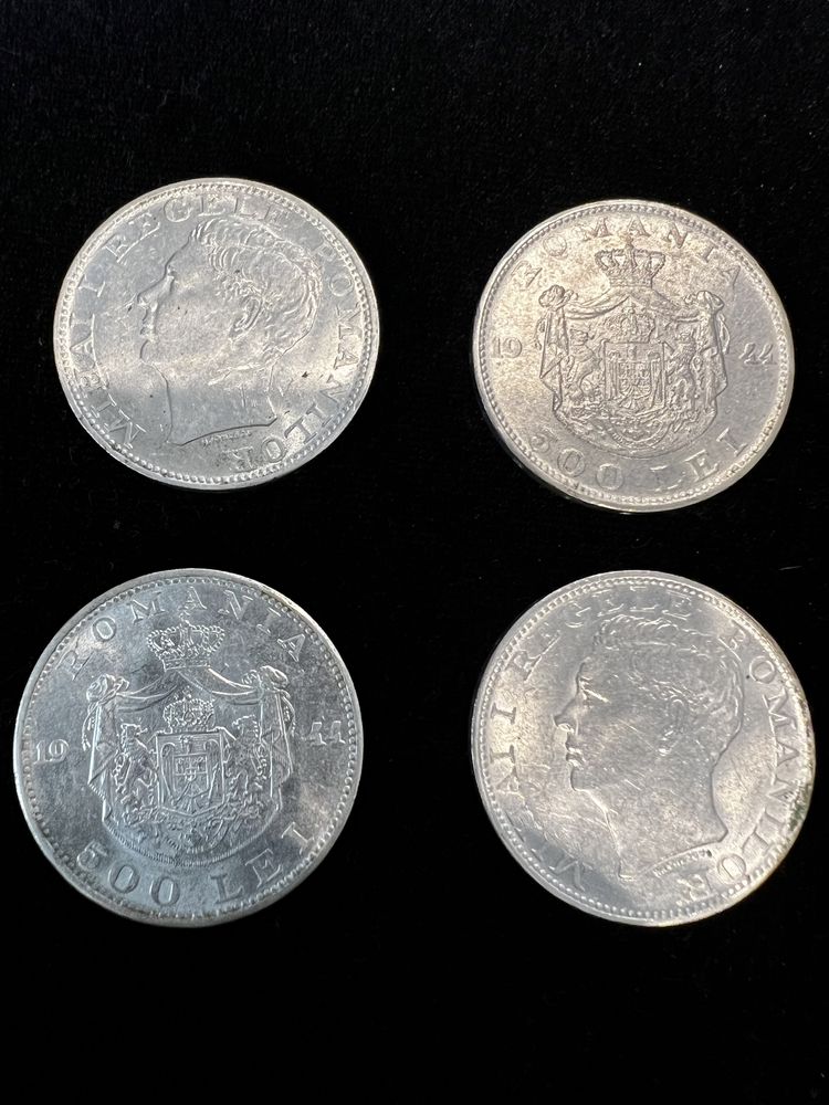 Monede argint 500 lei 1944  Regele Mihai