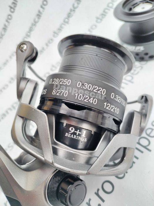 SET 4 Mulinete Feeder si Crap PRO FL CHASER LA6000 tambur Long Cast