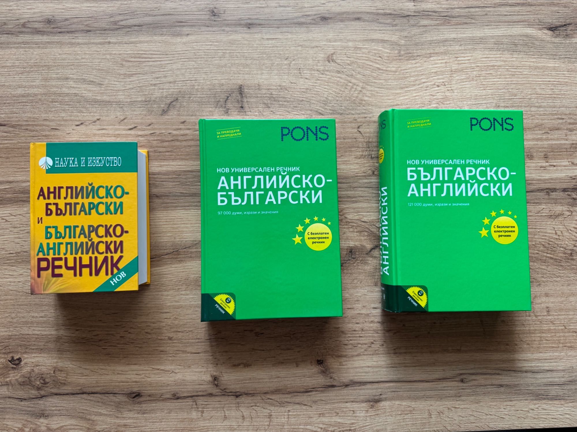 Речници - английски и български