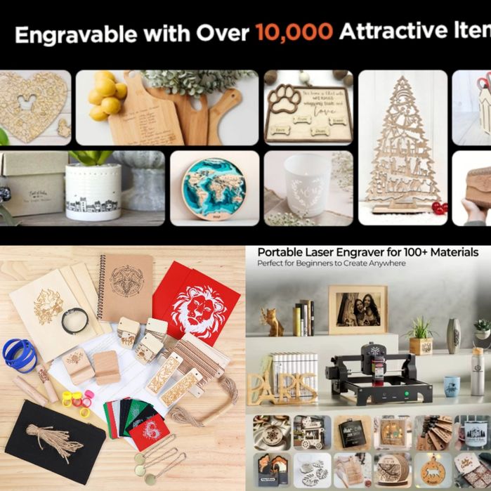 Aparat de gravat / tăiat cu laser - înaltă precizie + placa protectie