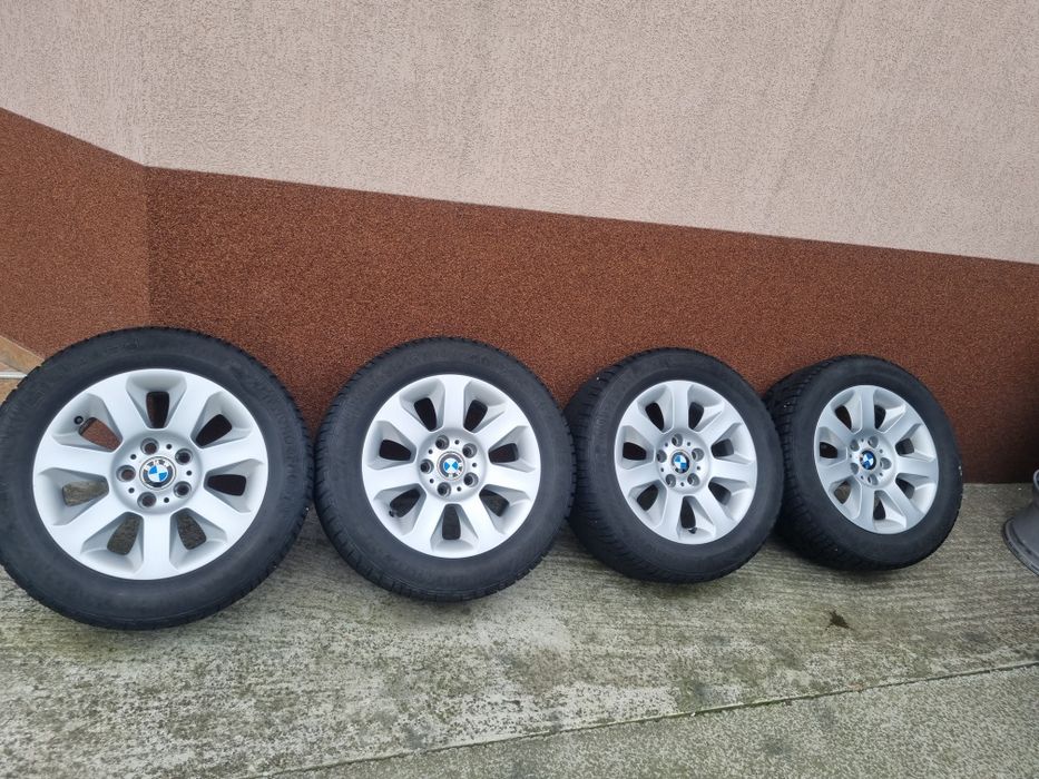 Jante Bmw R16 5x120 cu anvelope iarna 225/55R16