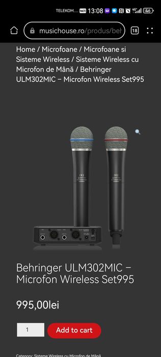 microfoane, microfon behringer