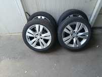 Set jante Mercedes 5x112 17 anvelope 235 45 17