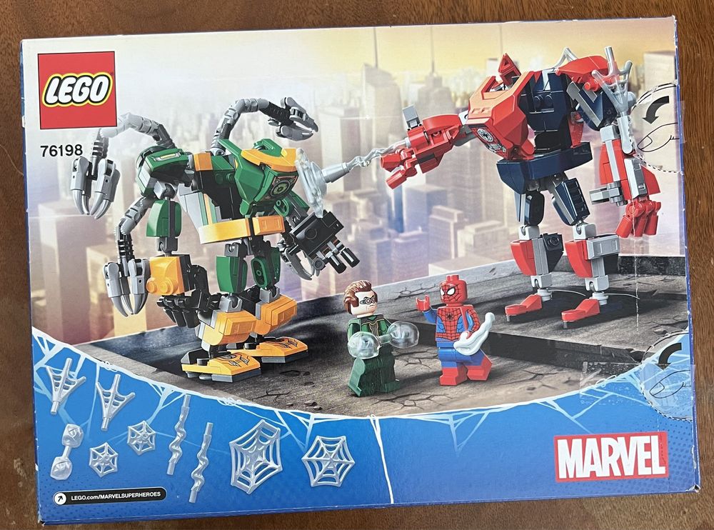 LEGO: Битва роботов: Человек-Паук против Доктора Осьминога 76198