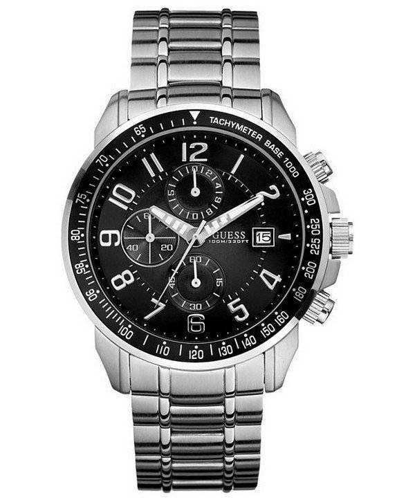 Нов мъжки часовник Guess Chronograph Quartz Stainless Steel U15072G1