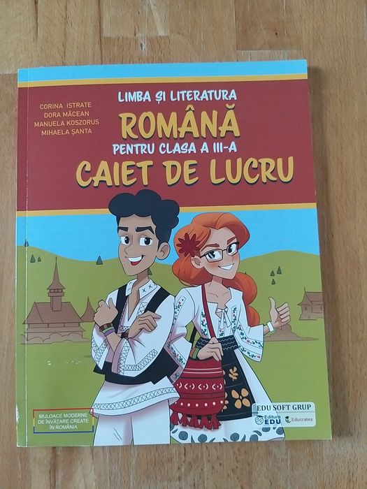 4 Carți si caiete de lucru clasa 3 , română si matematica