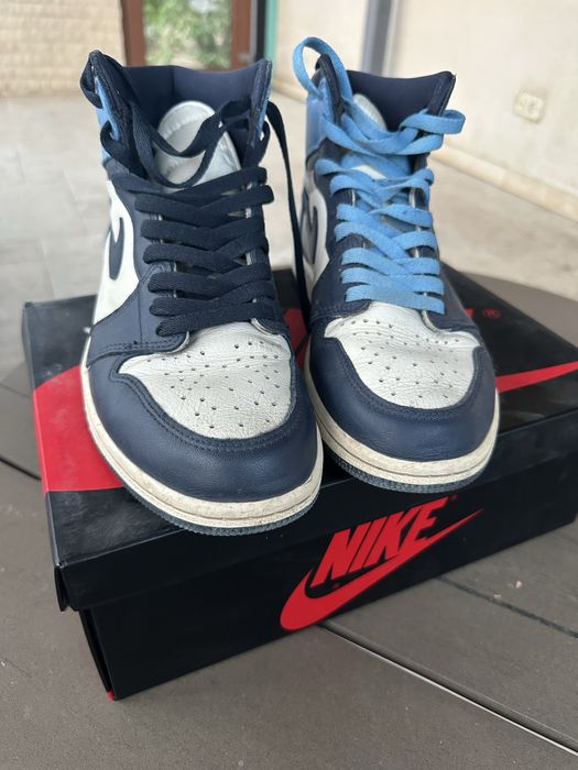 Adidasi nike jordan 1 obsidian