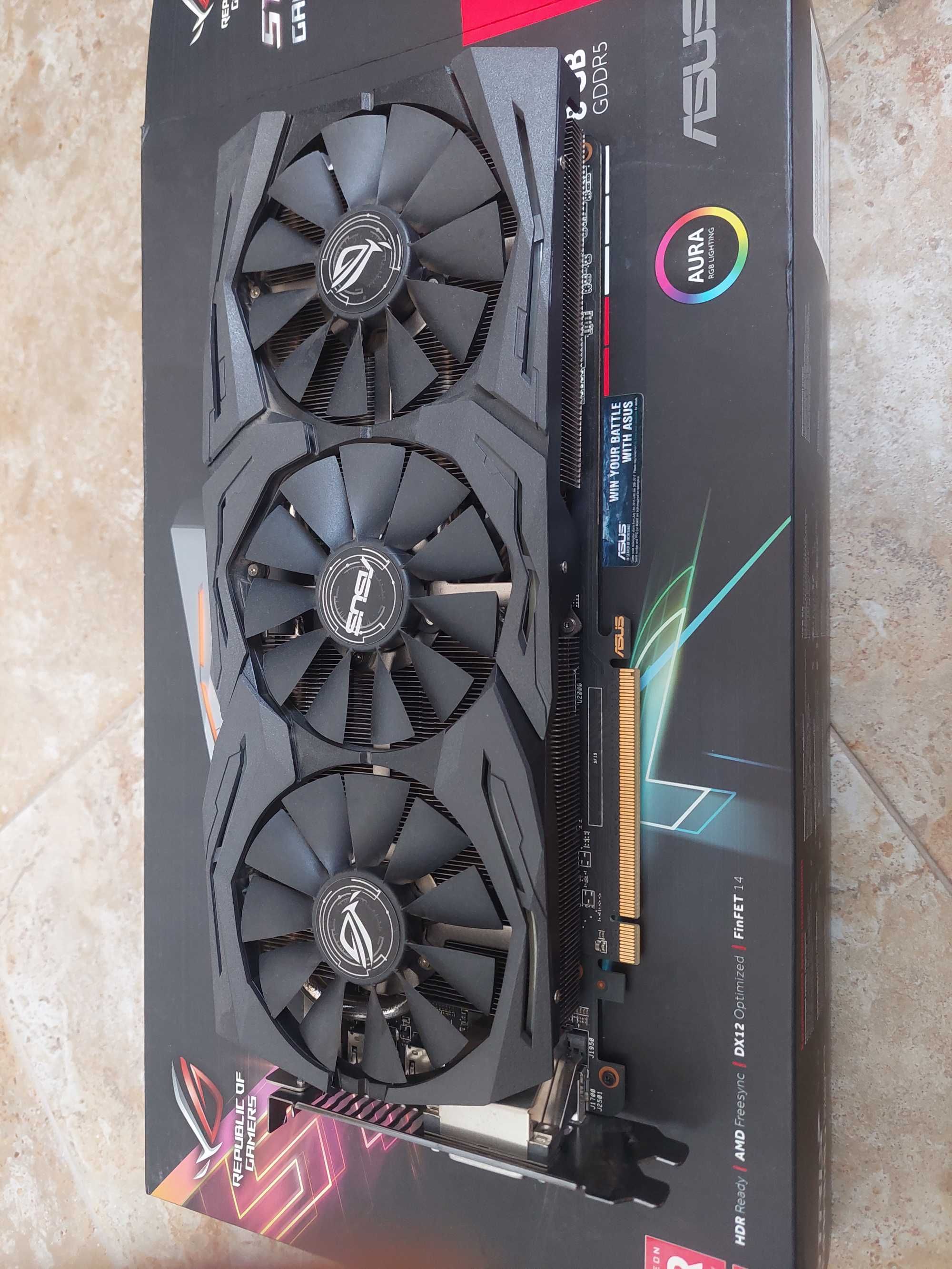 Placa video ASUS ROG STRIX Radeon™ RX 480 GAMING, 8GB DDR5, 256-bit