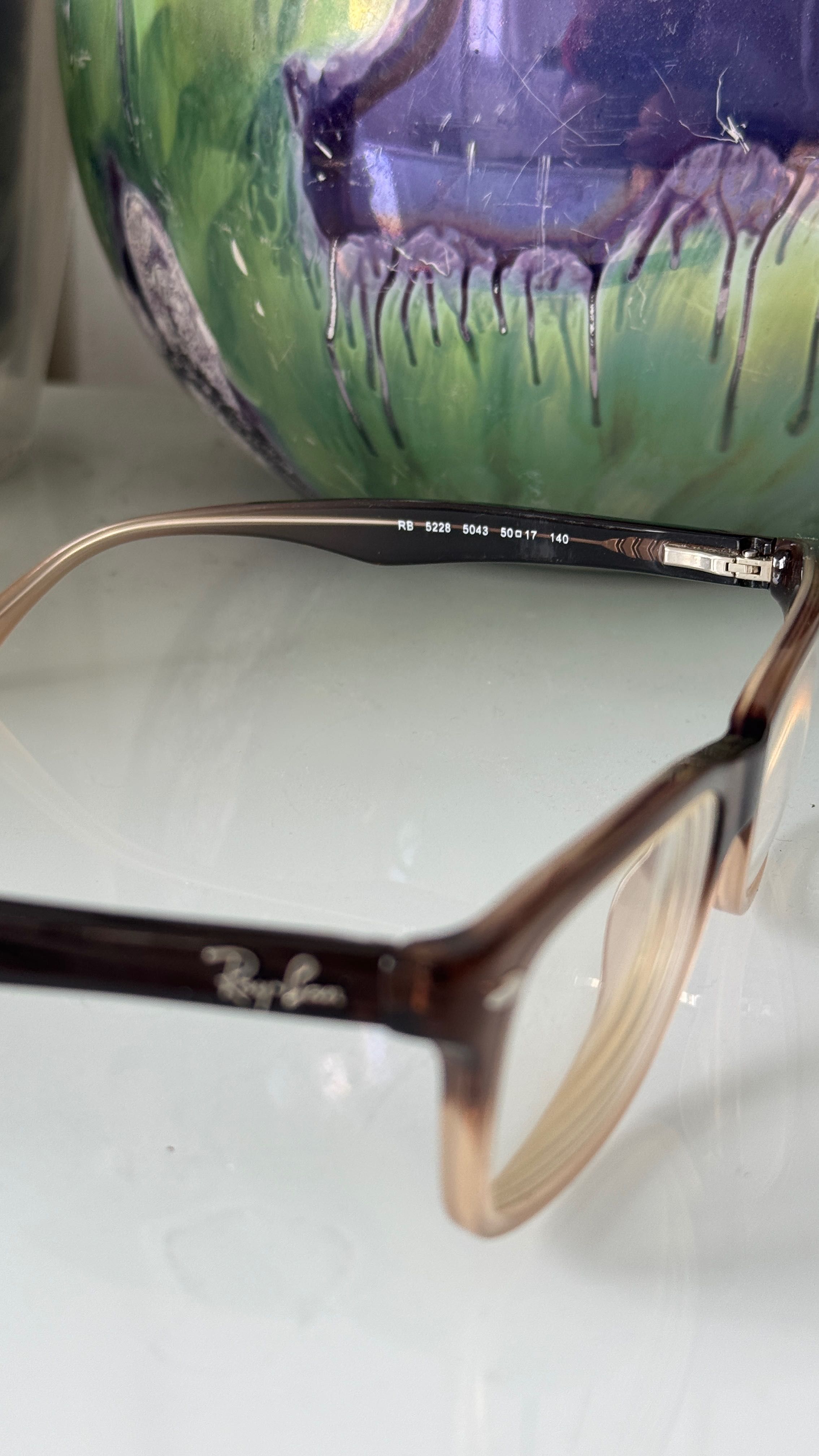 Rame ochelari ray ban ray-ban vedere cu dioptrii RB 5228 5043 wayfarer
