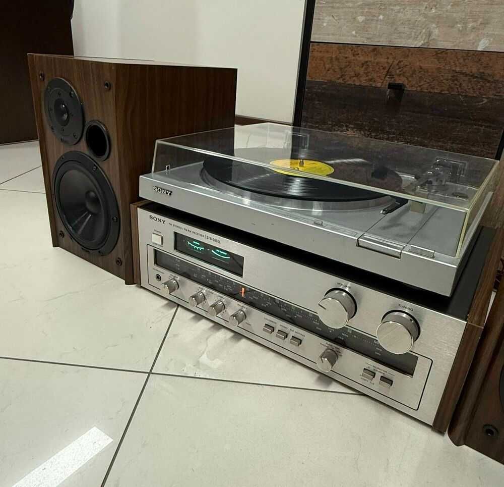 Колекционерски аудио сет SONY ресивър + грамофон и колони MB QUART
