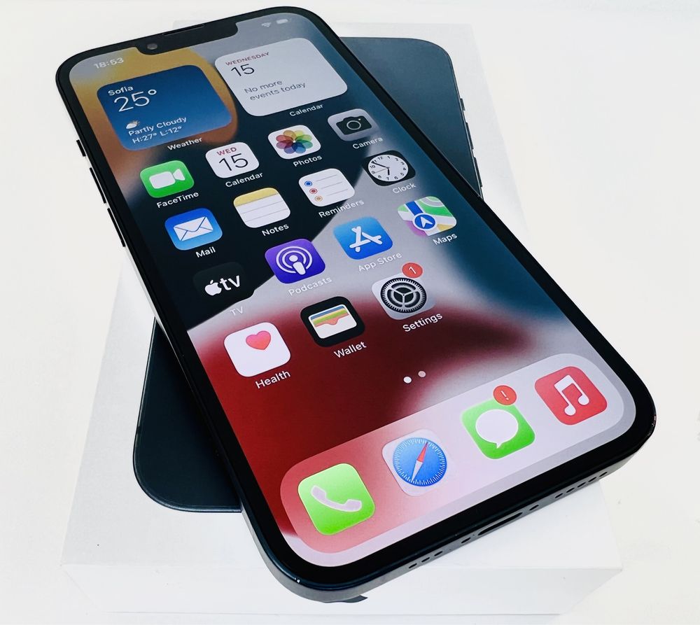 Apple iPhone 13 mini 128GB Midnight Отличен! Гаранция!