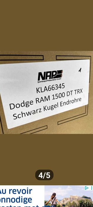 Dodge ram trx NAP esapament