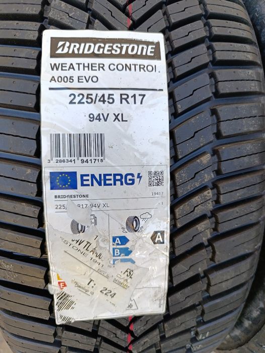 Всесезонни гуми Bridgestone 225/45/17 Weather control