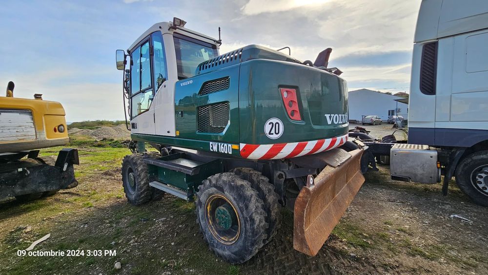 Volvo EW 160 D Excavator pe roți Excavator pe șenile 48 tone